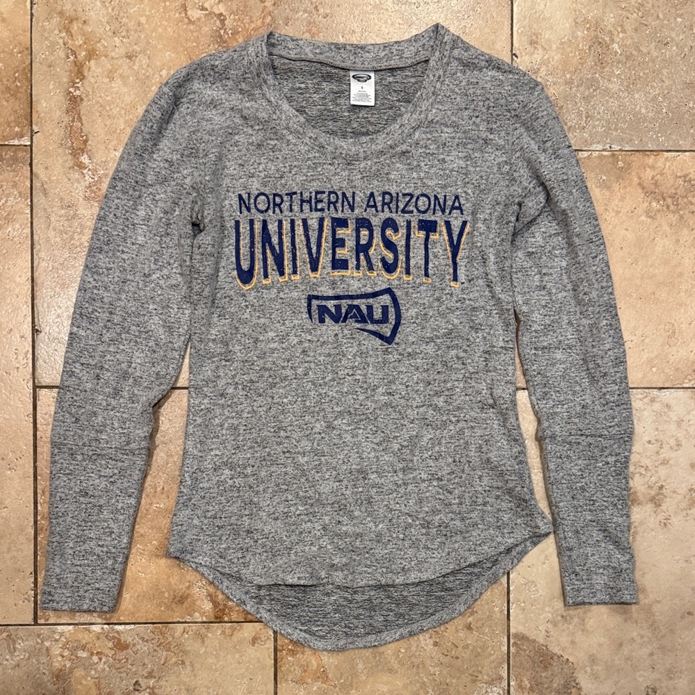 Gray Northern Arizona University Women's Top - Size Small